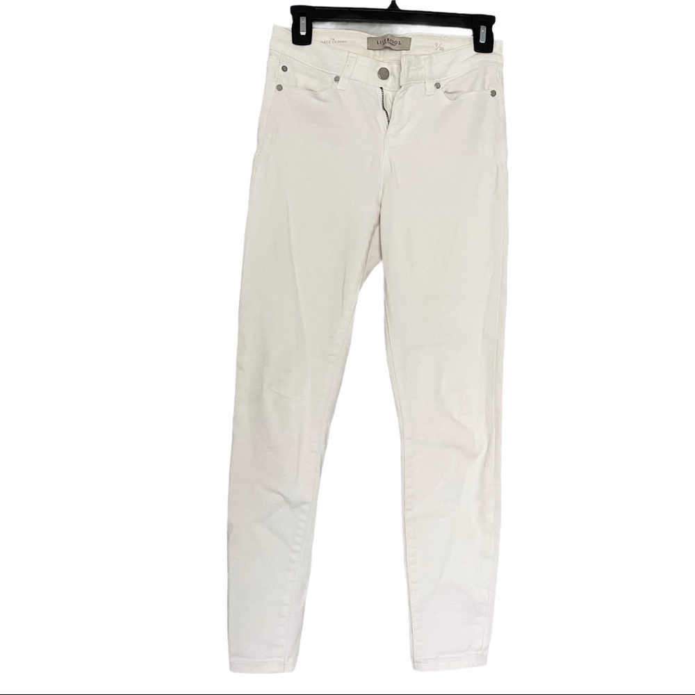 Liverpool Ankle Skinny Jeans White 0